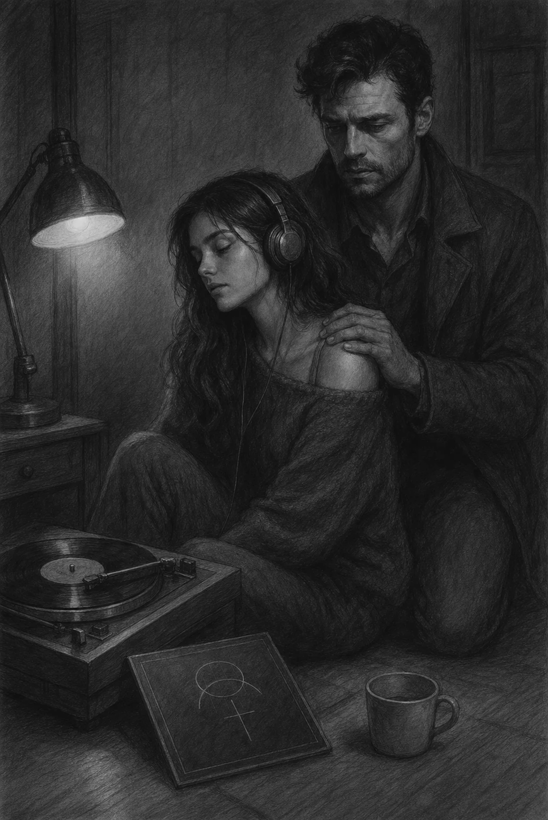 Lámina de grafito para Capítulo 13 · El último vinilo