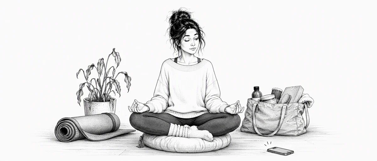 Ilustración del capítulo 3: La app de meditación que nunca abres