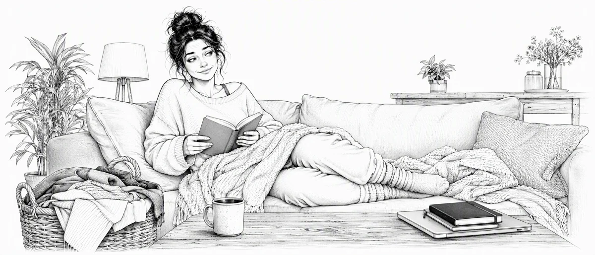 Ilustración del capítulo 8: Fines de semana con culpa incorporada