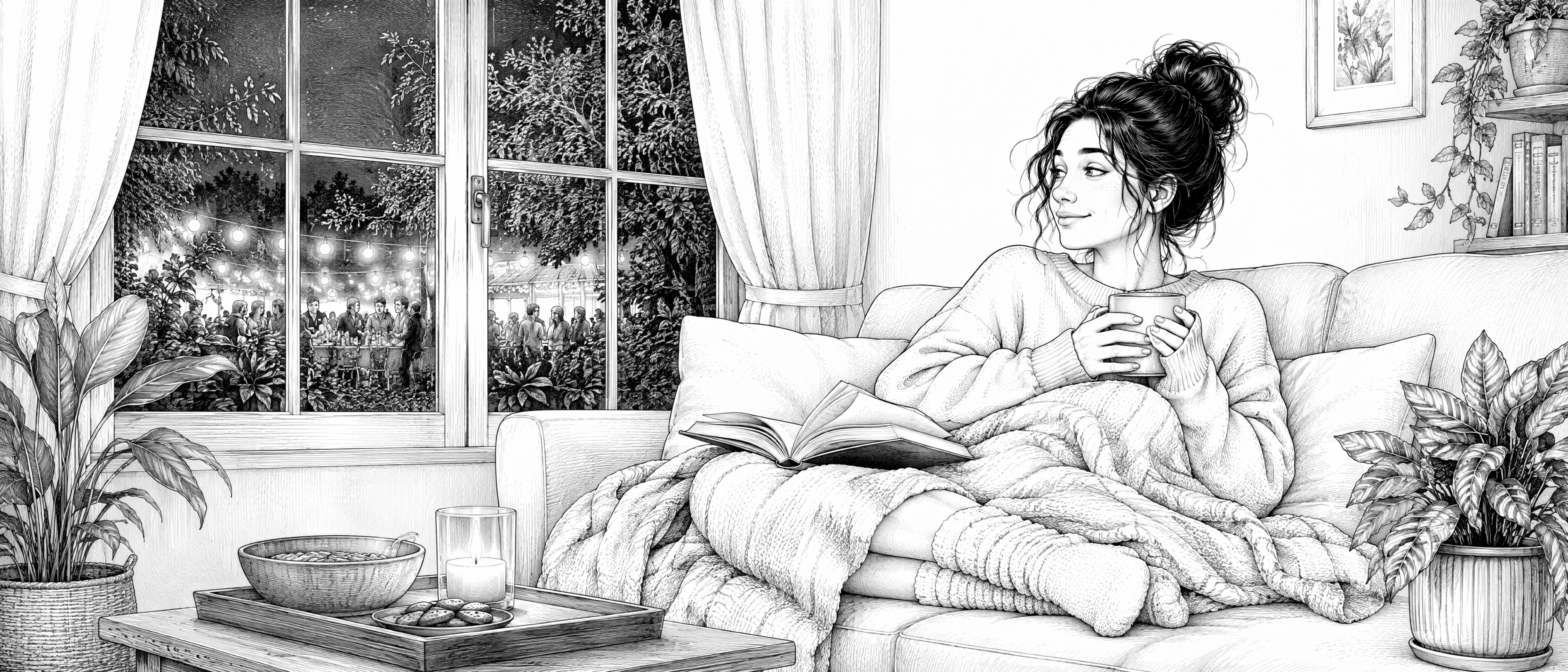 Ilustración del capítulo 12: El FOMO de estar en casa