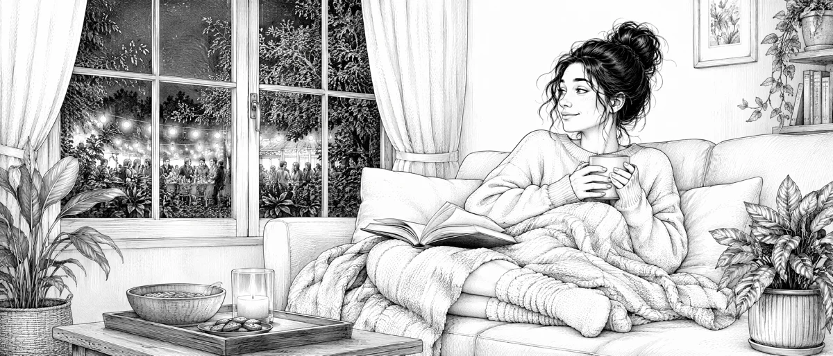 Ilustración del capítulo 12: El FOMO de estar en casa